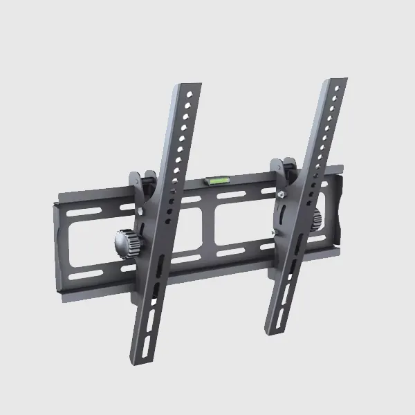 Rack inclinable de pared para televisor instalado en alto